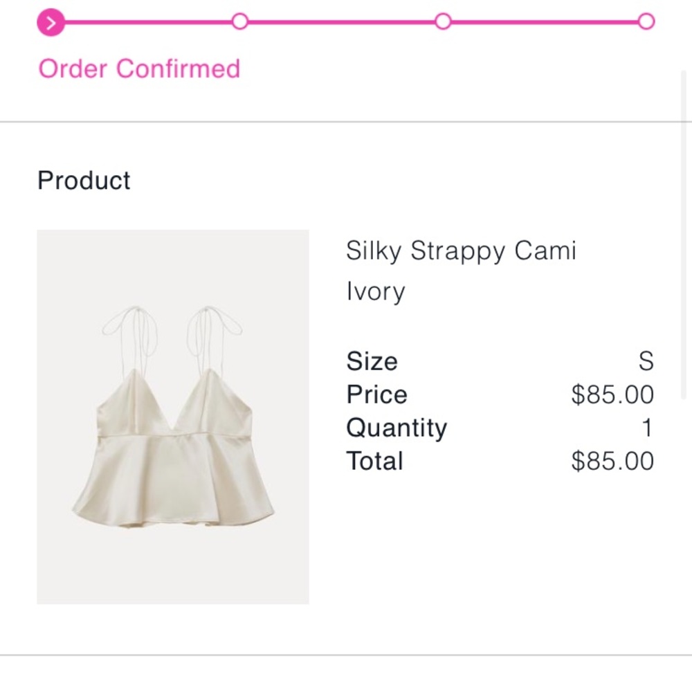 Something Navy ivory top - size S
